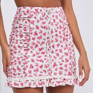 For Love & Lemons x Victoria’s Secret | Baby Blooms Slip Skirt